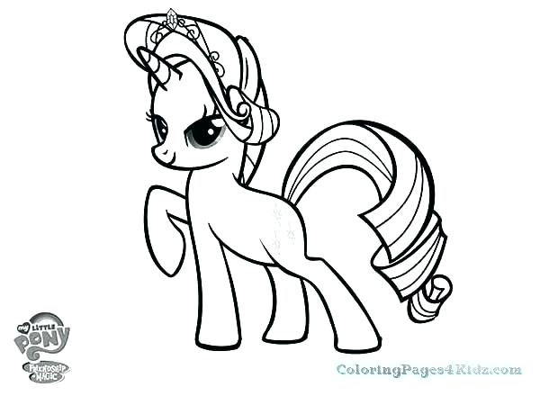 600x440 Rarity Coloring Pages