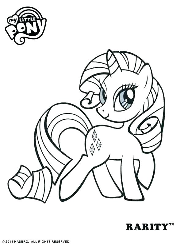 600x800 My Little Pony Free Coloring Pages Rarity My Little Pony Coloring