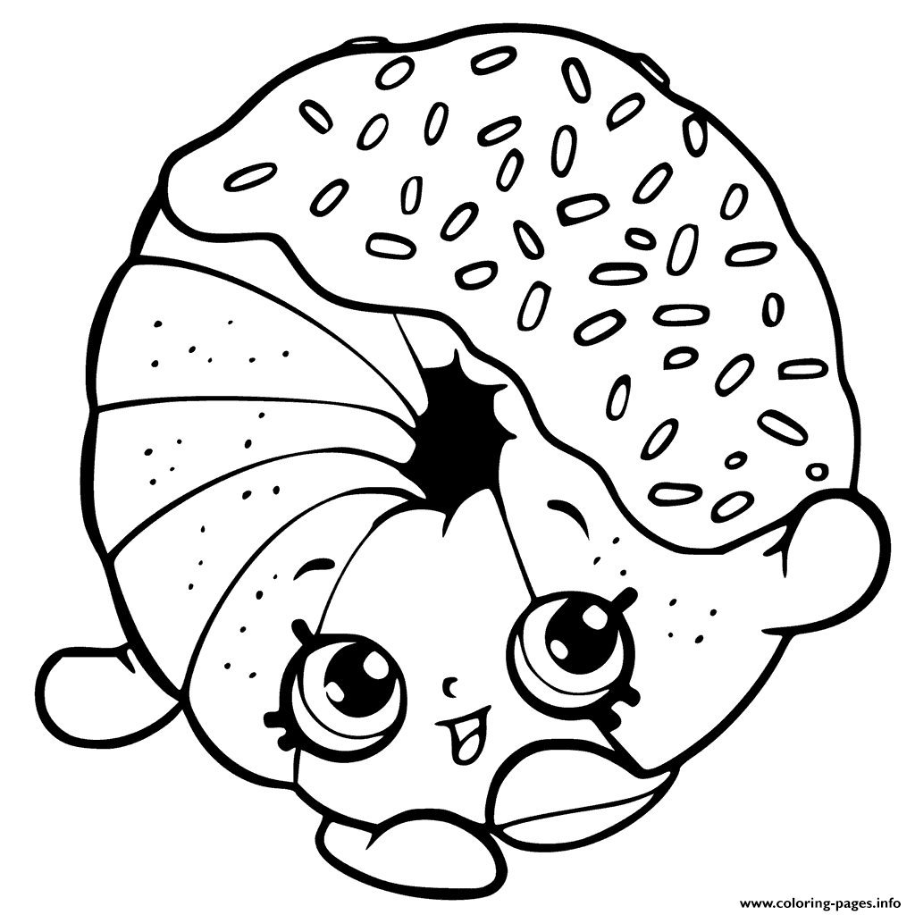 1024x1024 Donuts Coloring Pages Raspberry