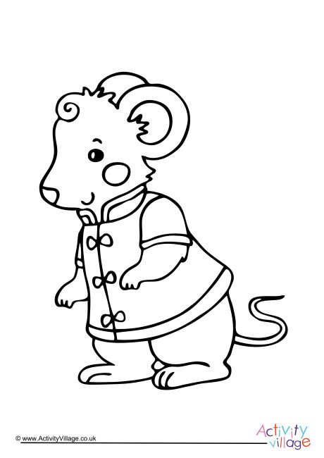 460x650 Rat Colouring Pages