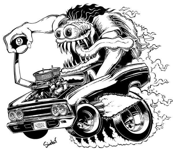 Rat Rod Coloring Pages at GetDrawings | Free download
