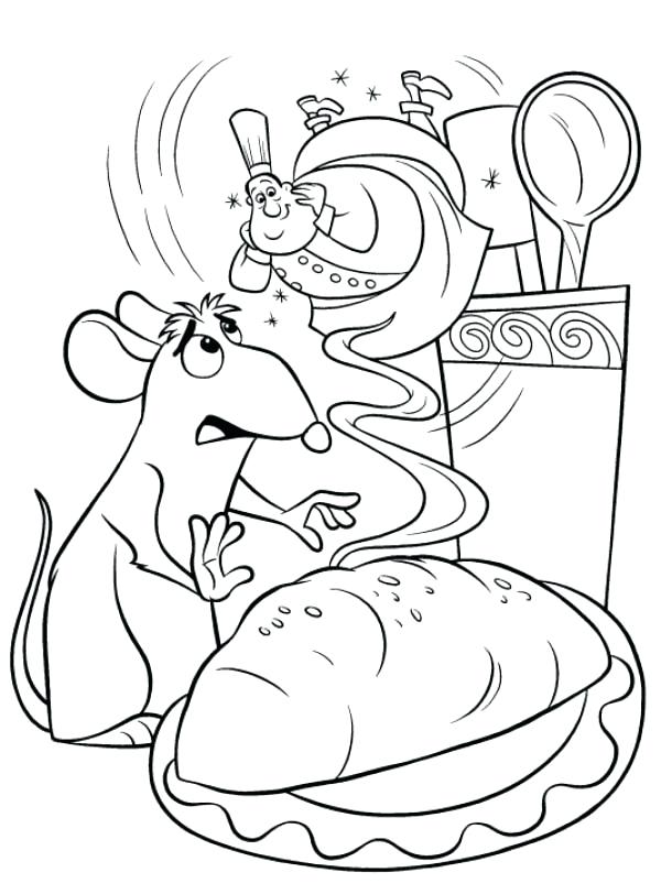 600x812 Ratatouille Coloring Pages