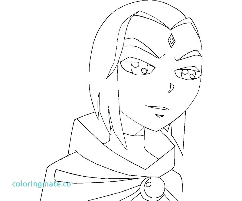 800x667 Raven Coloring Pages Teen Titans Color Pages Raven Coloring Page