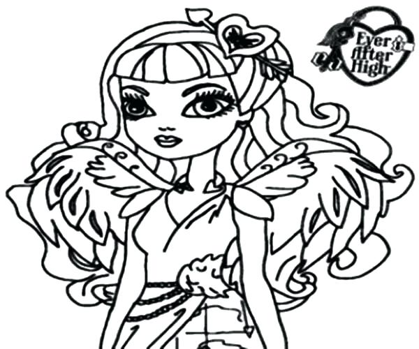 600x500 Ever After High Raven Queen Coloring Pages Zahlkarte Site