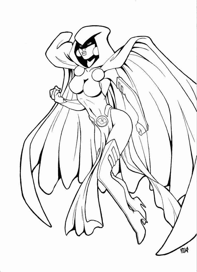 762x1048 Teen Titans Go Coloring Pages Unusual Raven Olegratiy