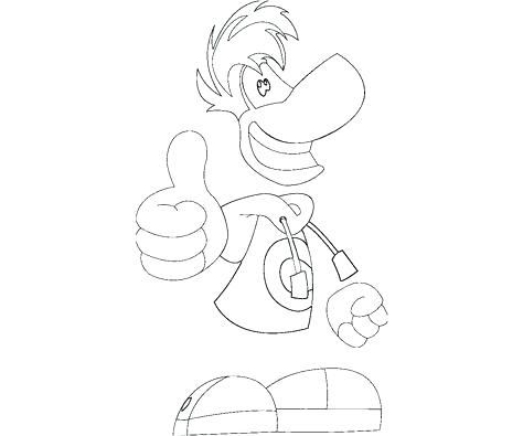 474x395 Rayman Coloring Pages Coloring Pages Best Coloring Pages