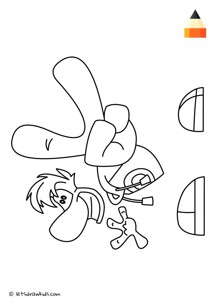 736x1040 Rayman Coloring Pages Online Kids Coloring Video Games Printable