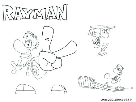 440x330 Rayman Coloring Pages