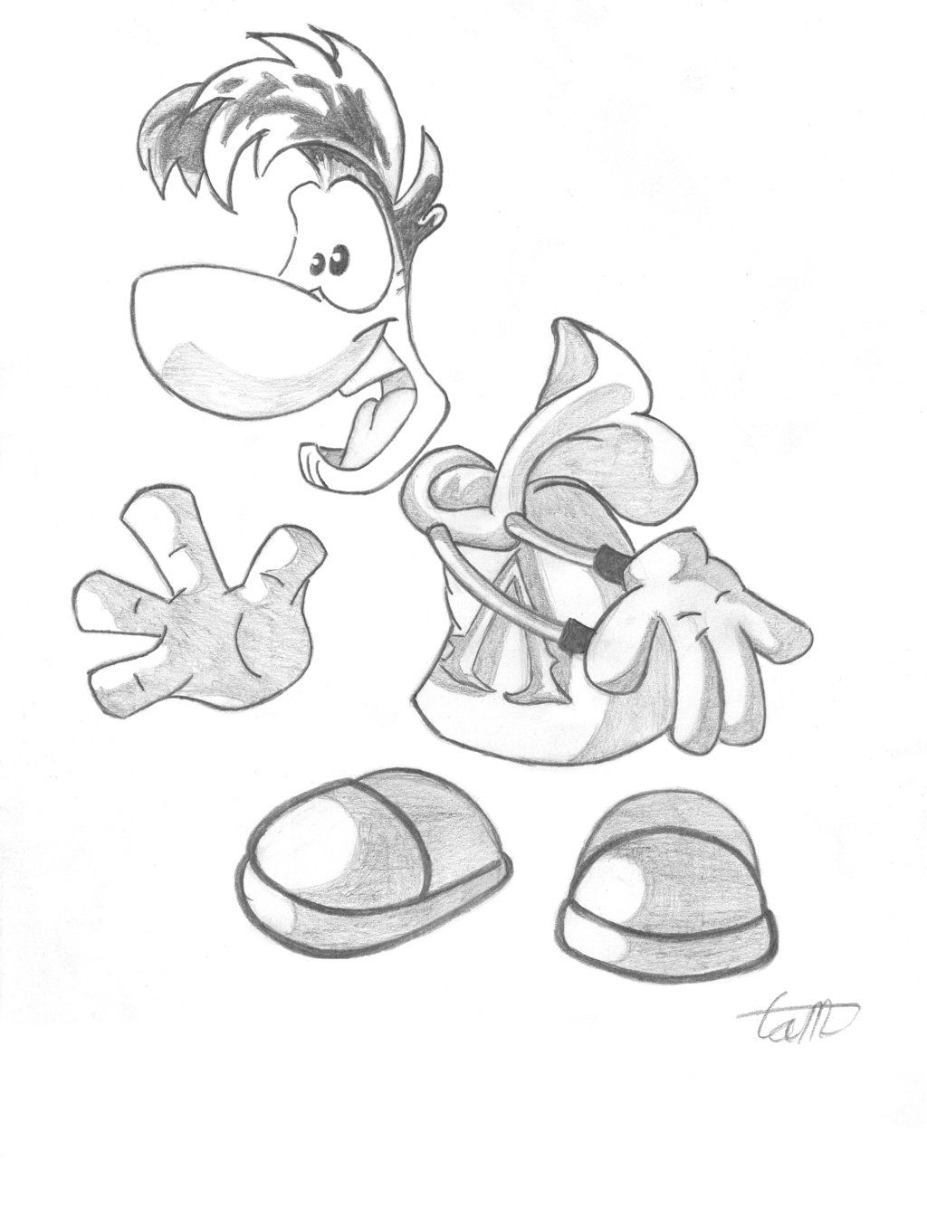1024x1335 Rayman Legends Drawings Google Search Cartoon Drawings Rayman