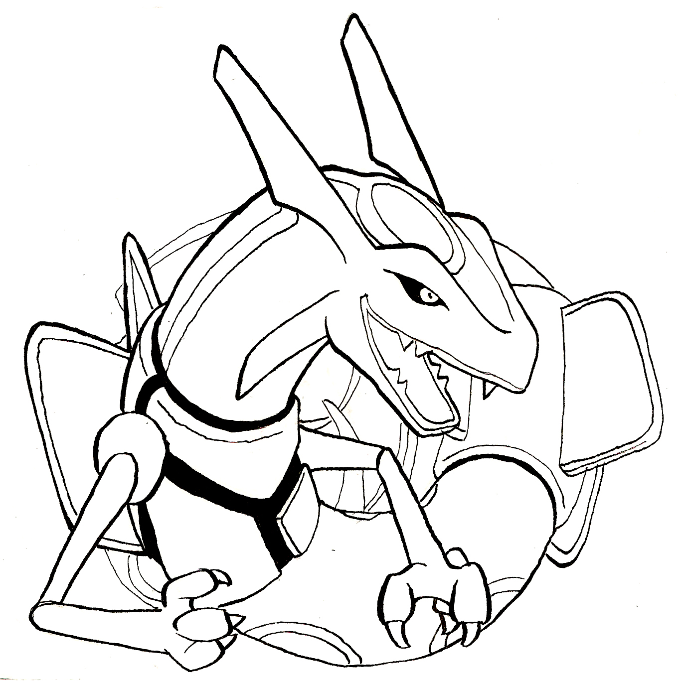 1368x1367 Rayquaza Coloring Pages Trend Color Book Ideas Unknown