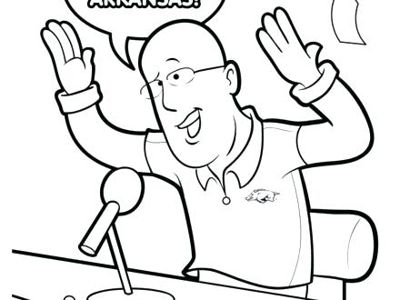 440x330 Arkansas Coloring Pages State Symbols Coloring Pages Ruffed Grouse