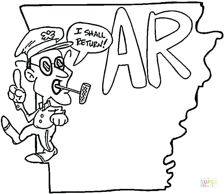 750x649 Arkansas Coloring Pages Coloring Pages Coloring Pages State
