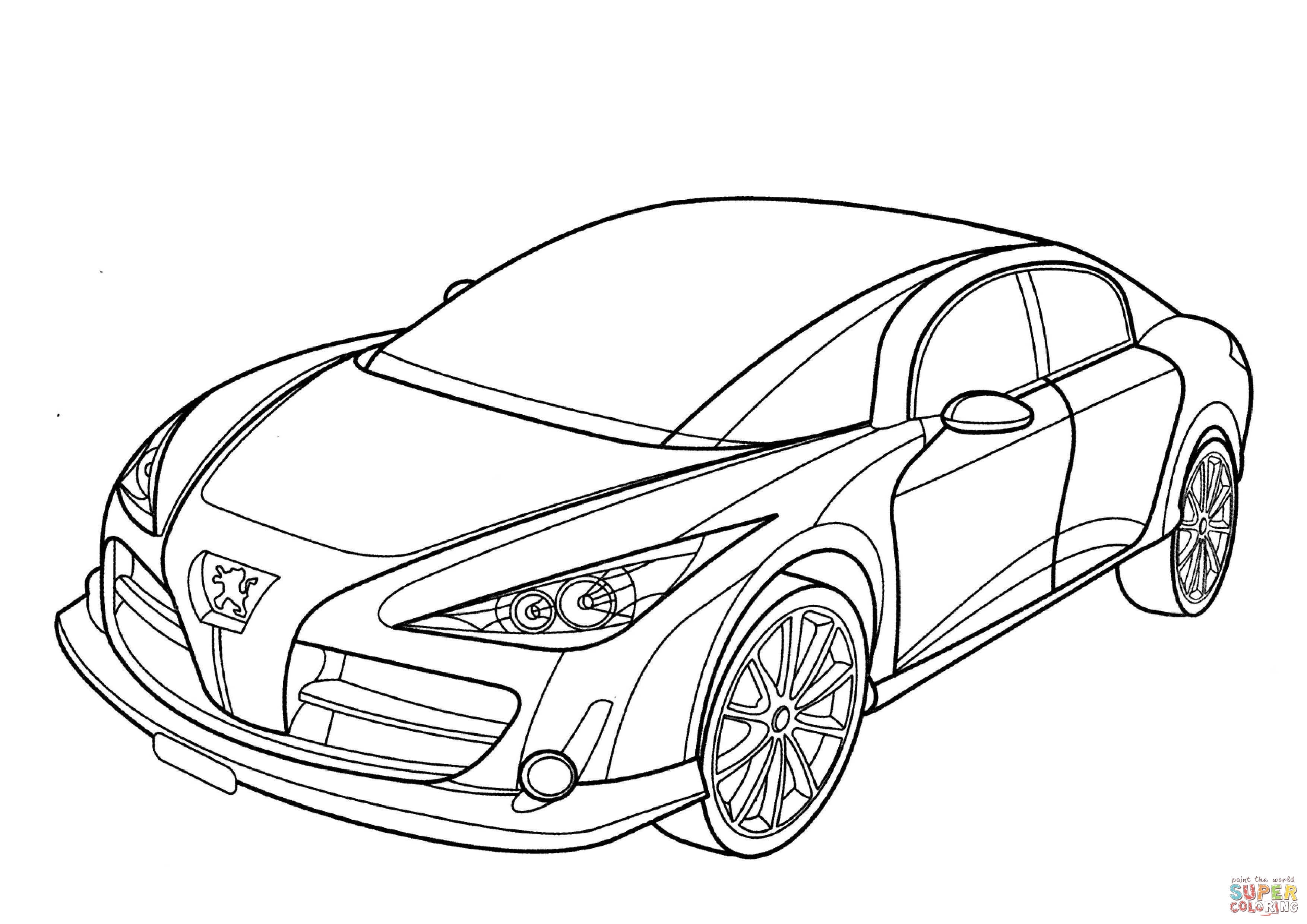 3508x2480 Peugeot Rc Coloring Pages Download Coloring For Kids
