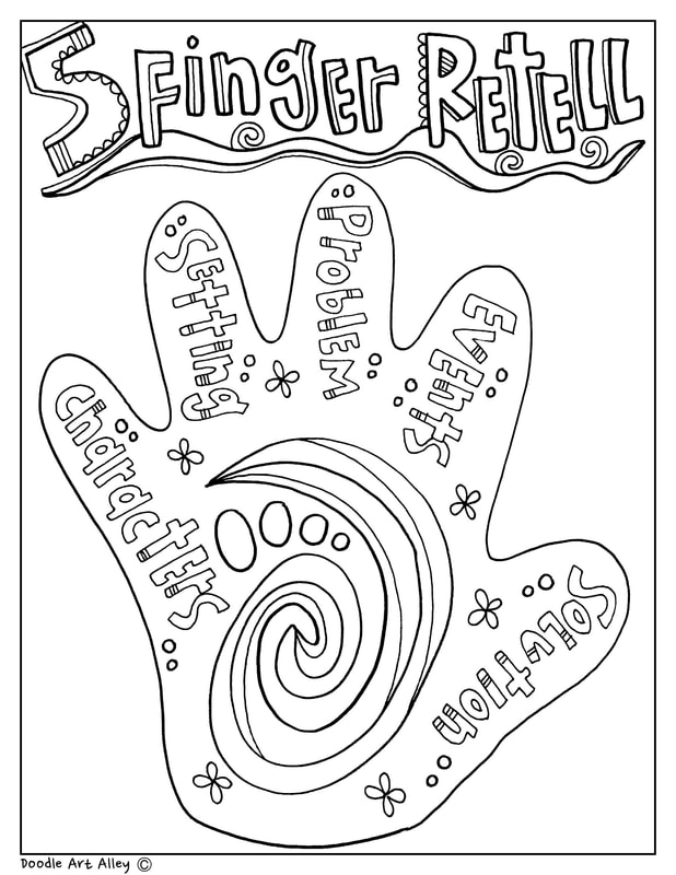 618x800 Reading Coloring Pages Printables