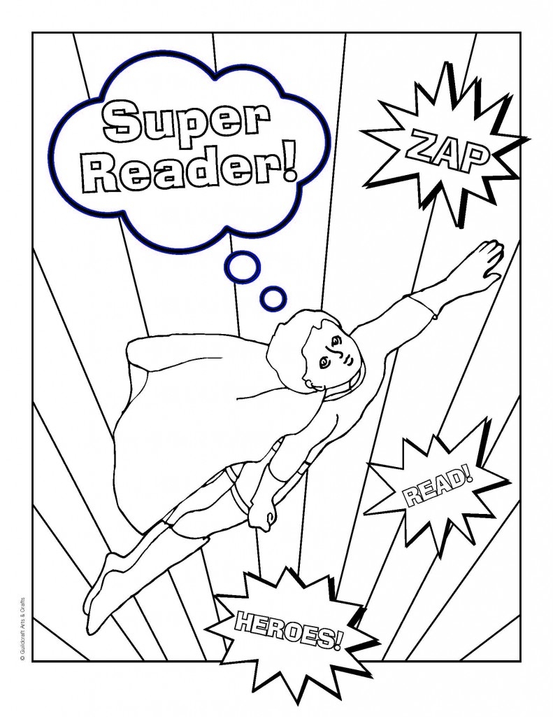 791x1024 Summer Reading Coloring Pages F And In Within