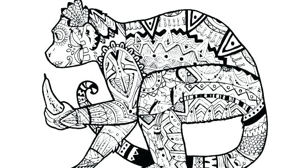 585x329 Real Animal Coloring Pages
