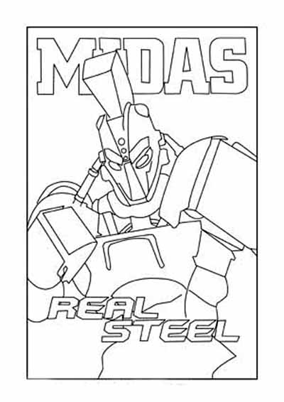 400x566 Real Steel Coloring Pages