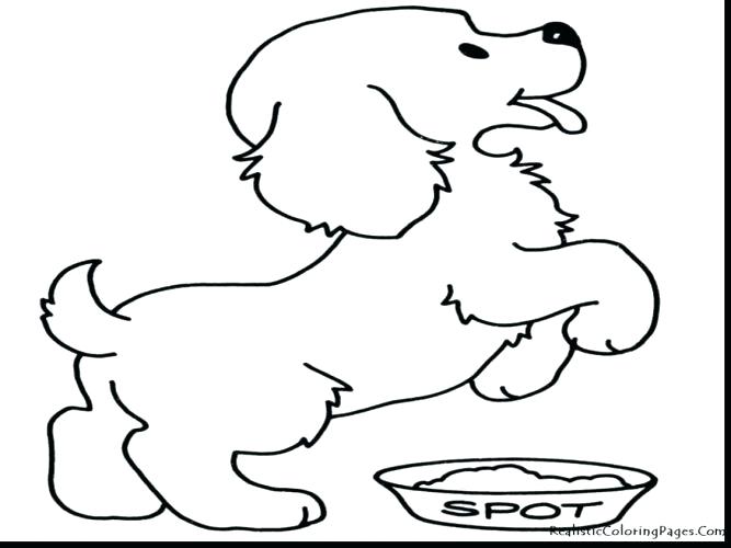 667x500 Realistic Dog Coloring Pages Medium Size Of Dog Coloring Pages