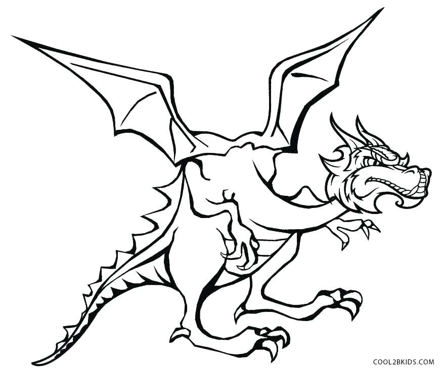 Real Dragon Coloring Pages at GetDrawings | Free download