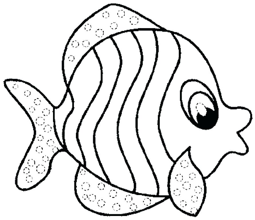890x767 Coloring Fish Pages Coloring Fish Fishing Boat Coloring Pages