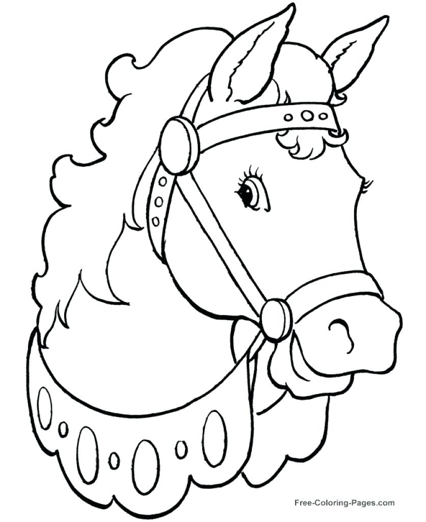 836x1024 Coloring Pages Printable Horse Coloring Pages Real Realistic