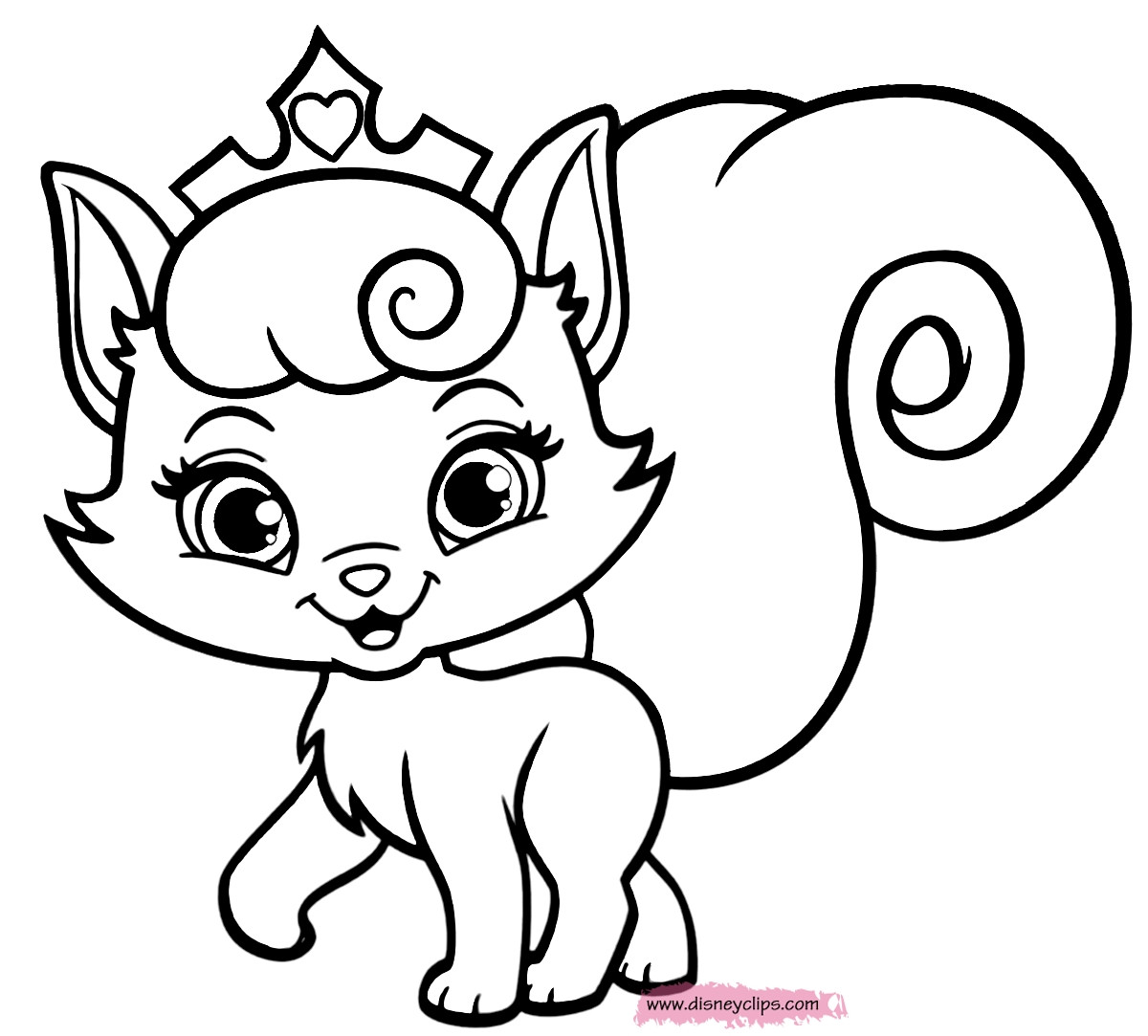Kitty Cat Coloring Pictures