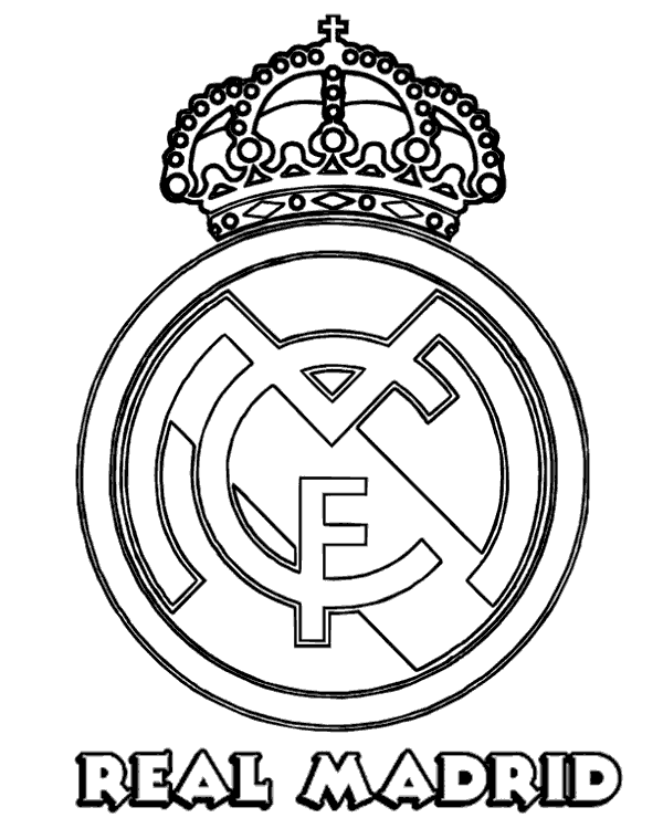 600x740 Real Madrid Crest To Print To Print Or Download For Free