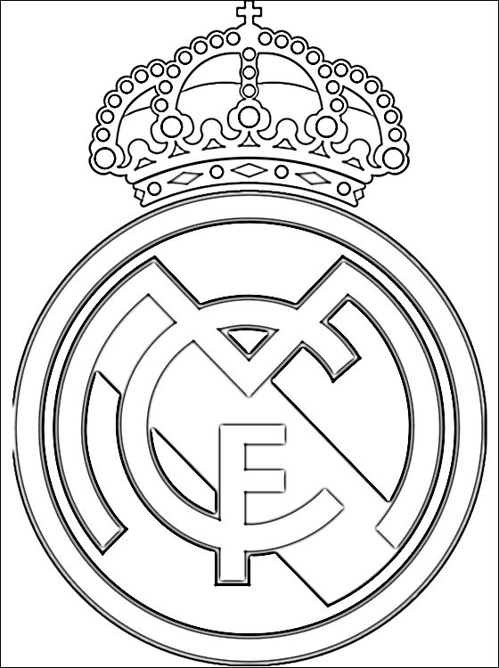 560x750 Real Madrid Logo Coloring Page Coloring Pages