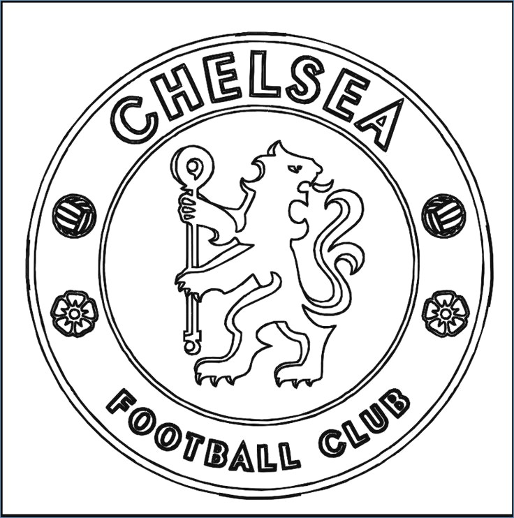 736x742 Valencia Logo Soccer Coloring Pages