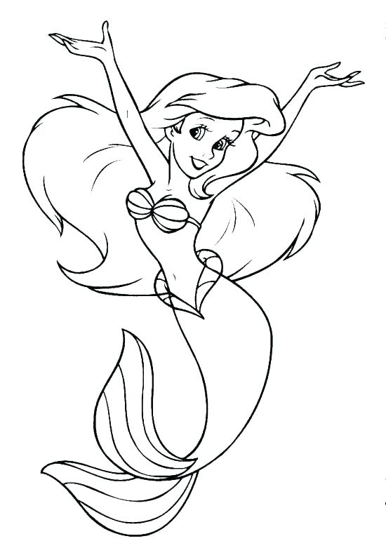 550x781 Little Mermaid Color Pages Little Mermaid Coloring Pages
