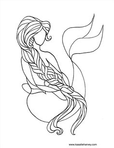 236x305 Real Mermaids Coloring Pages How To Draw A Mermaid Step