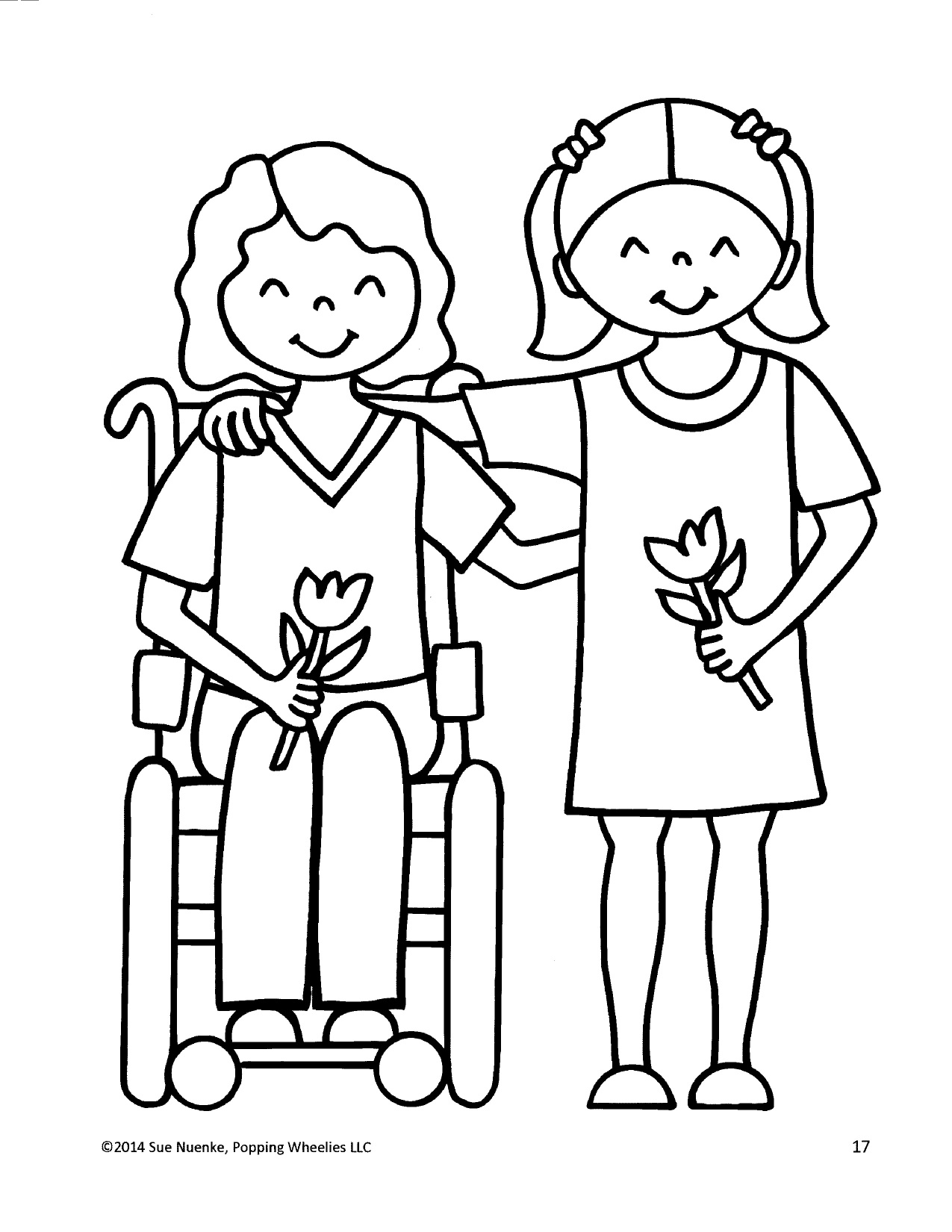 Real People Coloring Pages