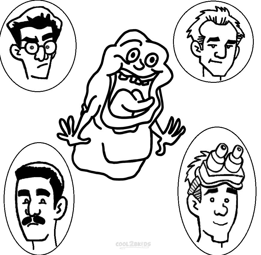 869x850 Printable Ghostbusters Coloring Pages For Kids