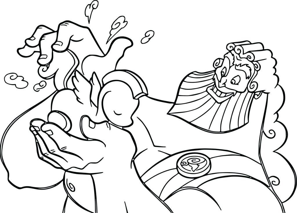 1024x734 Coloring Zeus Coloring Pages
