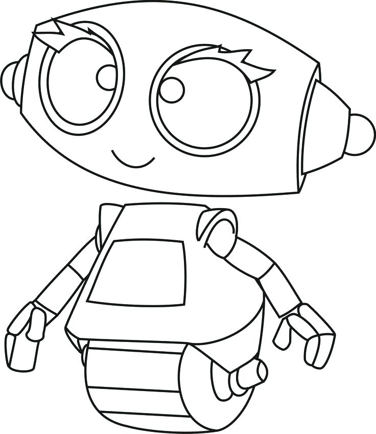 736x849 Coloring Pages Robot Robot Coloring Pages Little Robots Coloring