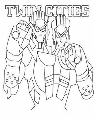 320x400 Robot Real Steel Twin Cities Coloring Page Pixels