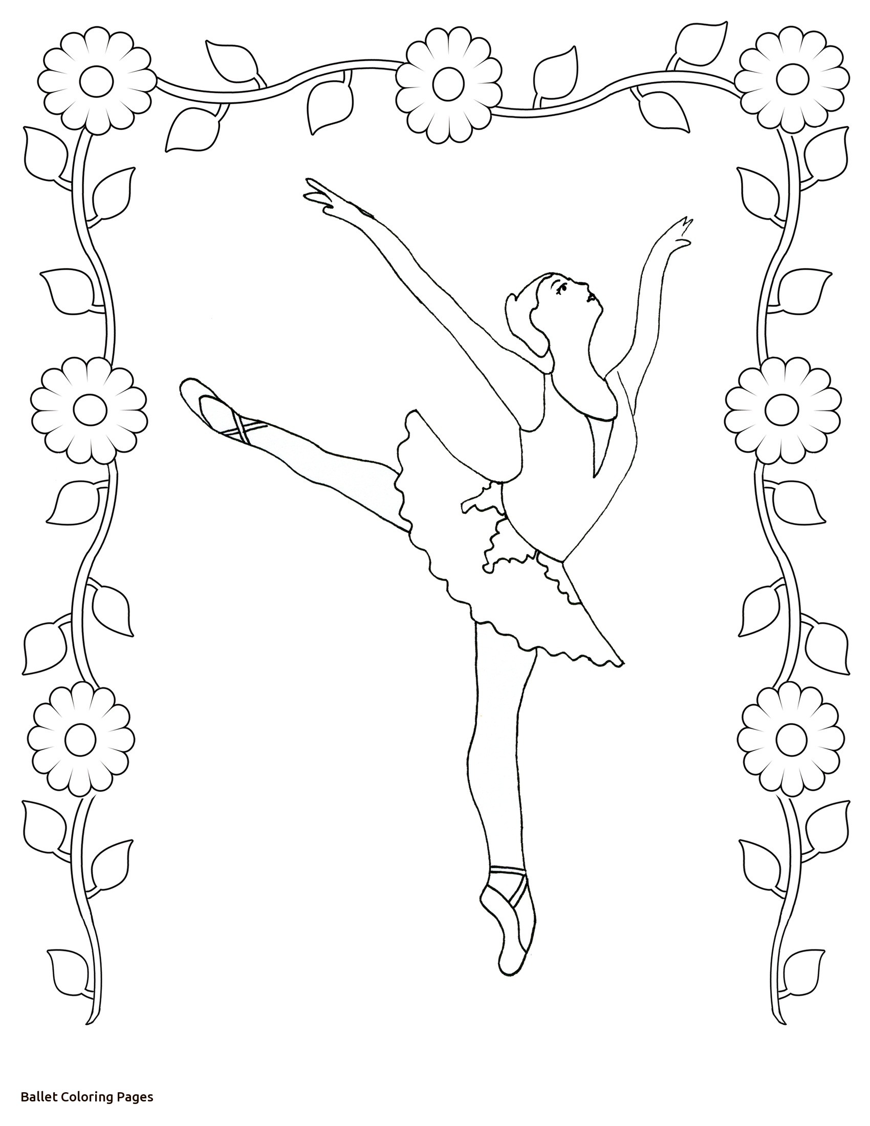 1700x2200 Coloring Pages Realistic Ballet Colouring Angelina Ballerina