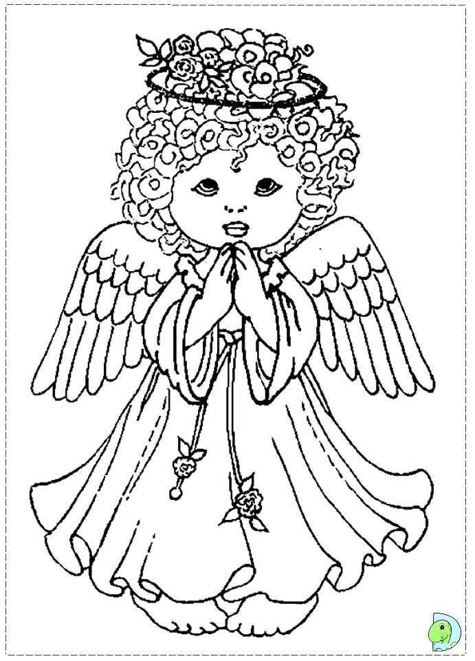 691x960 Realistic Fairy Coloring Pages