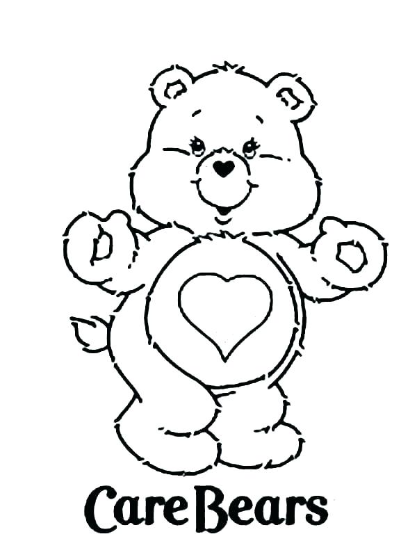 600x801 Coloring Page Of Bear Corduroy Bear Coloring Page Brown Bear