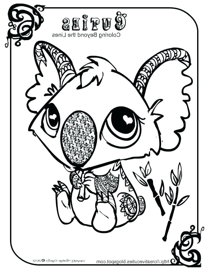 734x949 Surprising Koala Coloring Pages Realistic Koala Coloring Pages