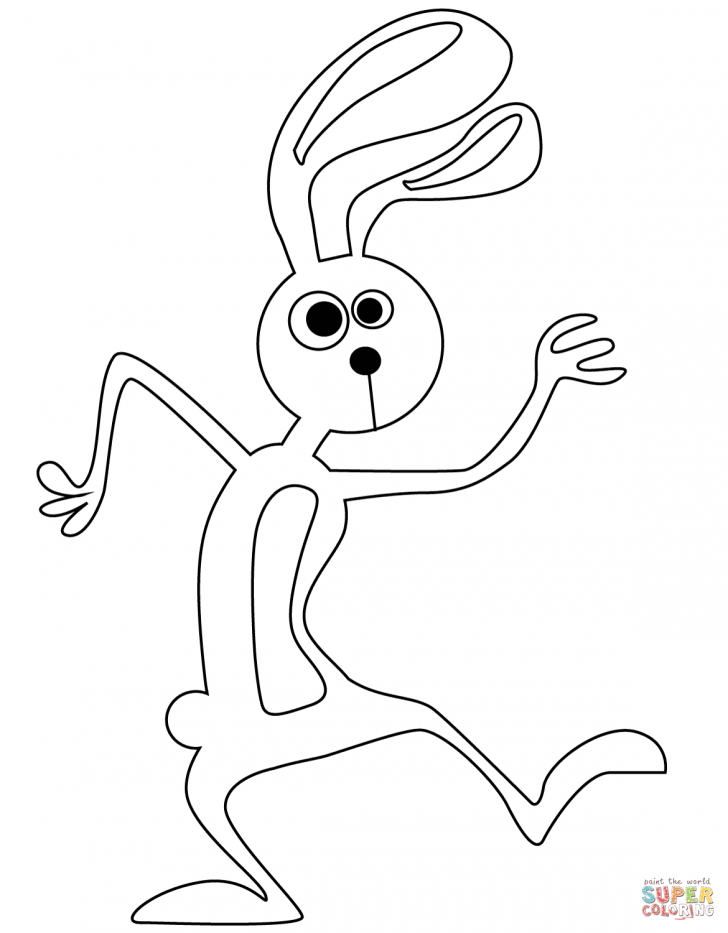 728x933 Happy Easter Bunny Coloring Pages Page For Adults Color Animal