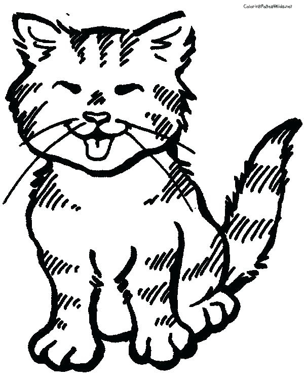 600x756 Coloring Pages Of Cats Cat Coloring Page Kitten Realistic Cat