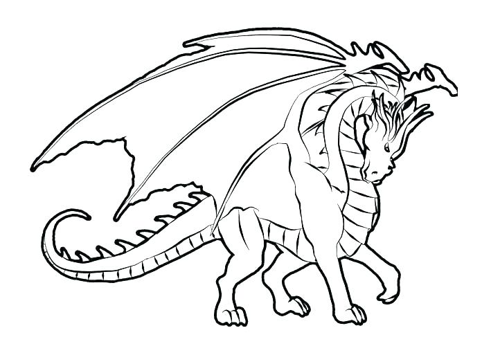 709x513 Dragon Coloring Sheets Free Dragon Coloring Pages Cool Dragons