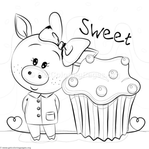 520x520 Realistic Animal Coloring Pages