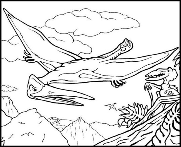 620x502 Dinosaur Coloring Pages