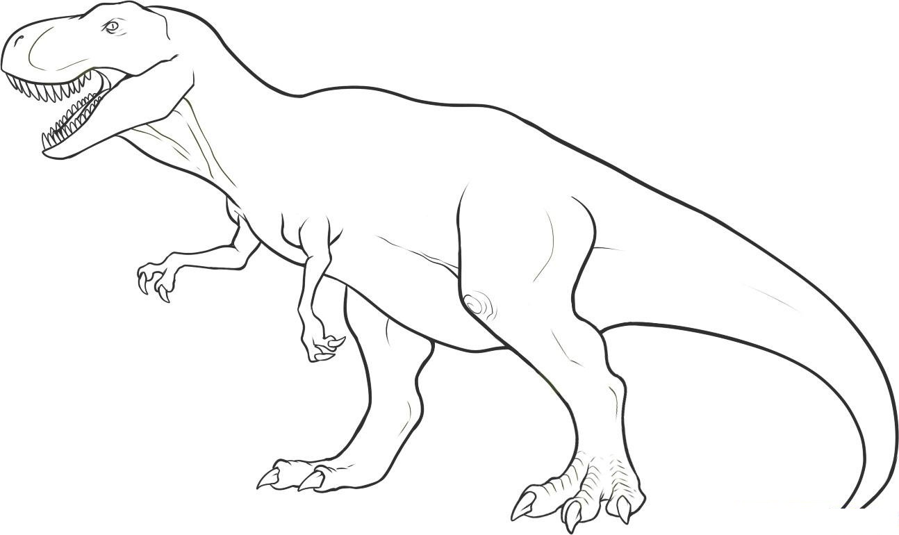 1294x770 Coloring Pages Dinosaurs