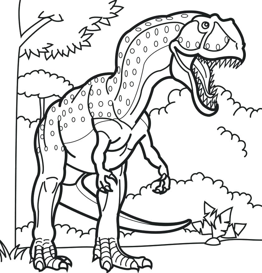 842x877 Dinosaurs Coloring Pages Free