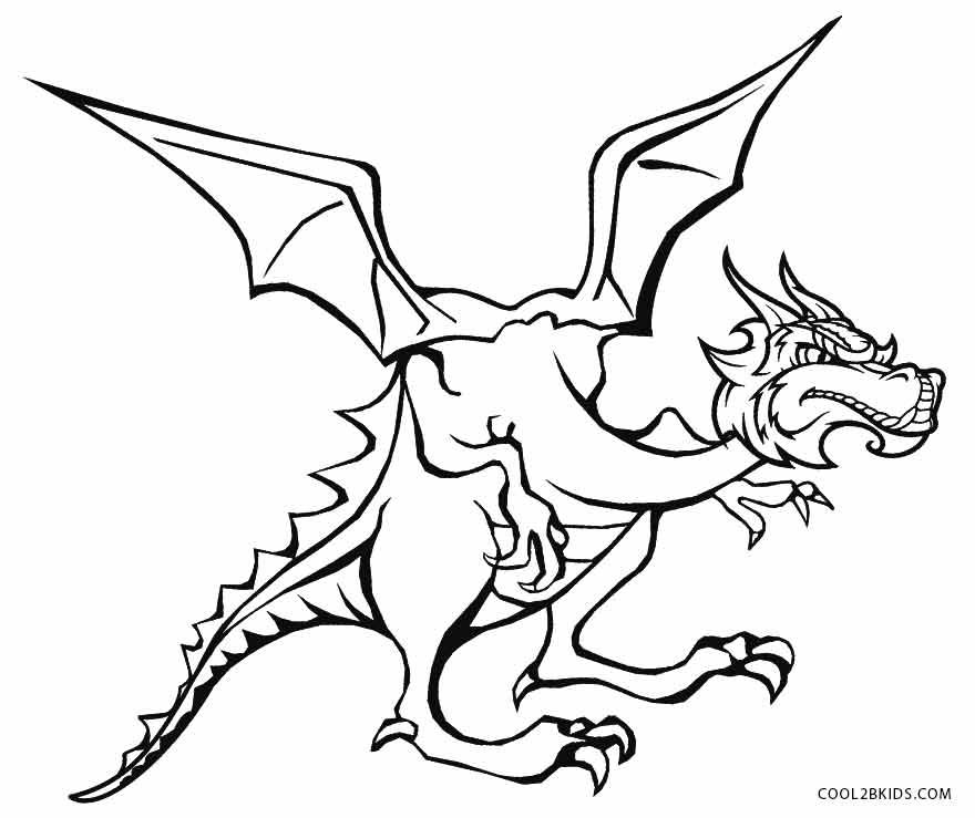 880x739 Printable Dragon Coloring Pages For Kids