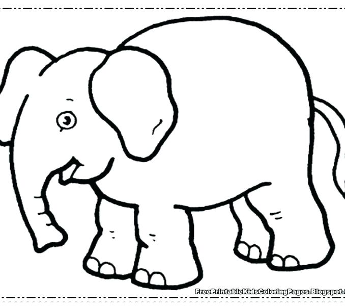 678x600 Elephant Color Page Elephant Coloring Pages Print Elephant Kids