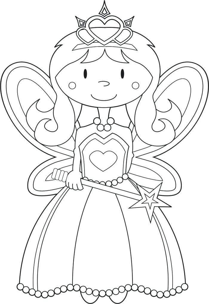700x1015 Fairies To Color Fairy Princess Coloring Pages Realistic Fairy